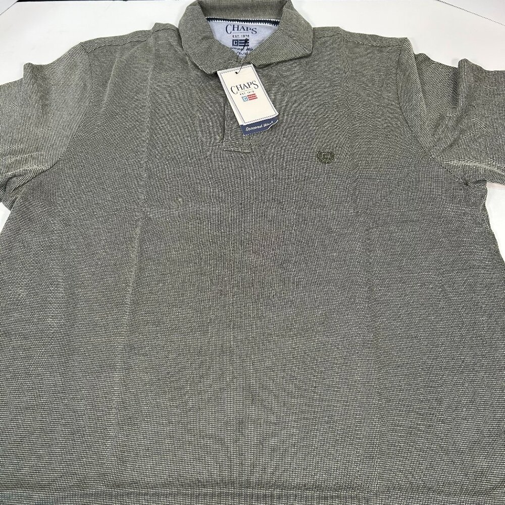 Chaps brand men's polo shirt, classic fit style